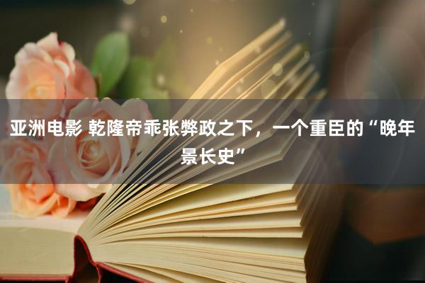 亚洲电影 乾隆帝乖张弊政之下，一个重臣的“晚年景长史”