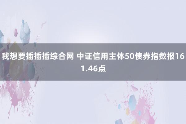 我想要插插插综合网 中证信用主体50债券指数报161.46点