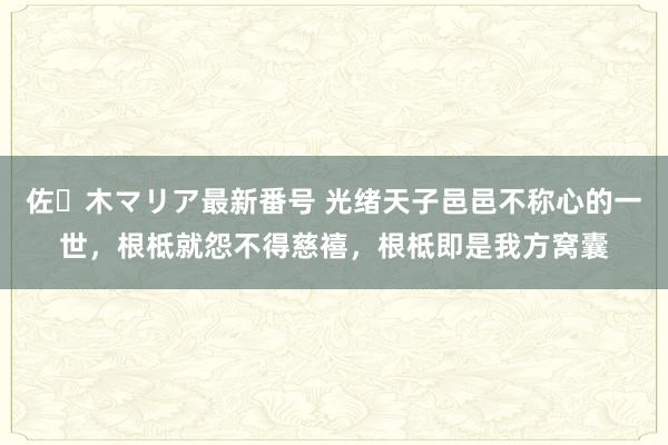 佐々木マリア最新番号 光绪天子邑邑不称心的一世，根柢就怨不得慈禧，根柢即是我方窝囊